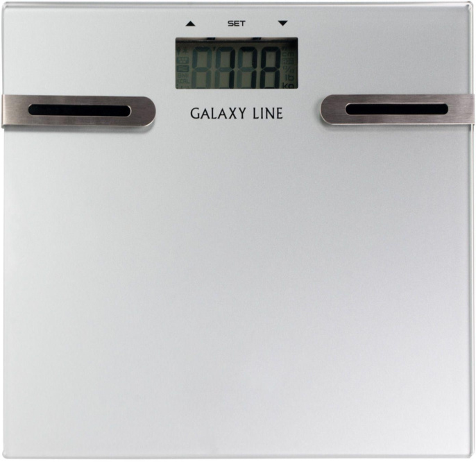 Напольные весы GALAXY LINE GL 4855, до 150кг, цвет: белый [гл4855л]