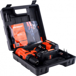 Дрель-шуруповерт Patriot THE ONE BR 117Li, 2Ач,  с двумя аккумуляторами [180301117]