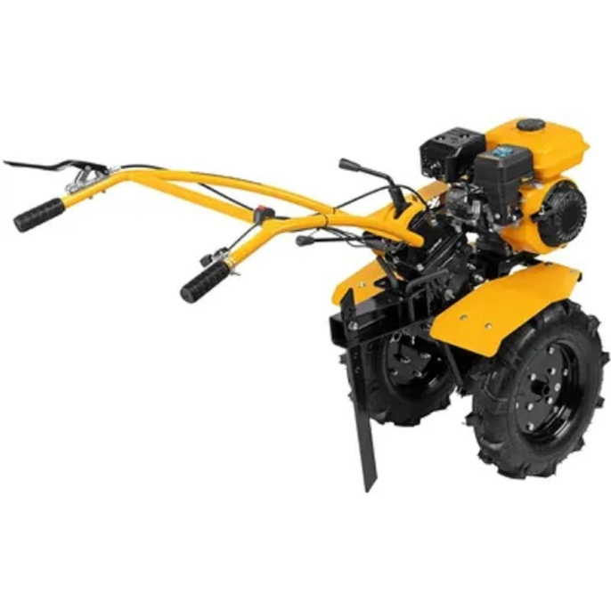 Denzel Мотоблок DPT-170S, 7 л.с., ремен.сцеп, фрез 3х4, ШОМ, передачи 2В/1Н [56441]