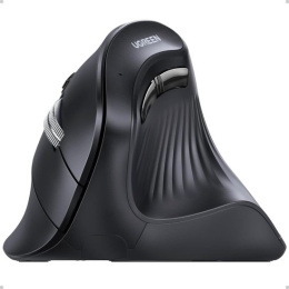 Беспроводная компьютерная мышь вертикальная UGREEN MU008 25444 Wireless Vertical Mouse 2.4 GHz&BT. Цвет: черный (25444_)