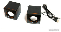 Акустическая система Dialog AC-04UP BLACK-ORANGE 2.0, 6W RMS