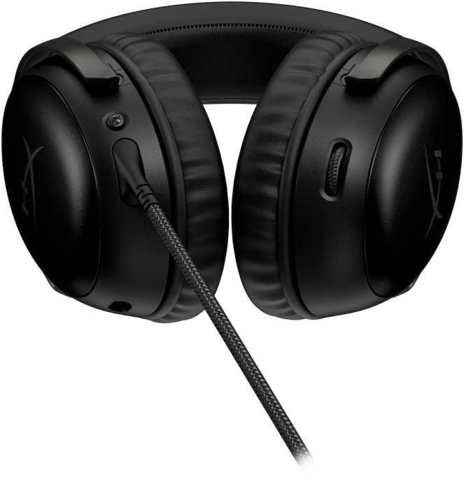 Гарнитура игровая HYPERX Cloud III, для компьютера и игровых консолей, мониторные, проводные, черный [727a8aa]