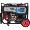 Бензиновый генератор ATLET (5кВт ручной и электростартер, колеса и ручки) SC6000-I