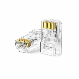 Коннектор UGREEN NW120 50962 Cat 6 Unshielded RJ45 Modular Plugs 50 шт. Цвет: прозрачный