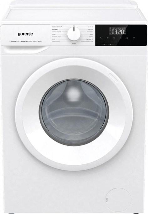Стиральная машина Gorenje W2NHPI72SCSIRV, с фронтальной загрузкой, 7кг, 1200об/мин, с паром, инверторная
