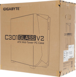 Корпус ATX GIGABYTE C301G, Midi-Tower, без БП,  черный [28300-gc301b-1ckr]