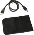 Внешний корпус 2.5" Gembird USB 3.0 SATA металл, красный EE2-U3S-2-R