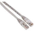 Патч-корд HAMA H-30595 кат.5E, 3м, многожильный,  серый