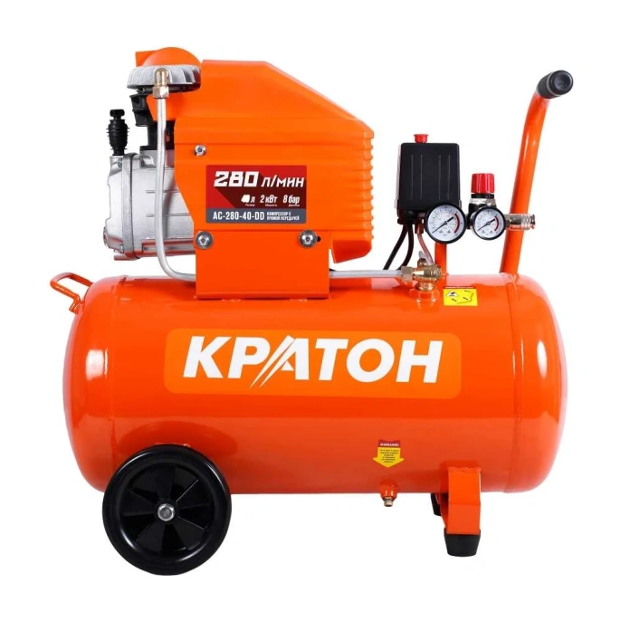 Компрессор поршневой КРАТОН AC-280-40-DD масляный [3 01 01 034]