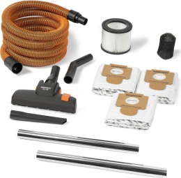 Строительный пылесос Daewoo DAVC 2000 Home 1500Вт (уборка: сухая/влажная/выдув/сбор воды) оранжевый
