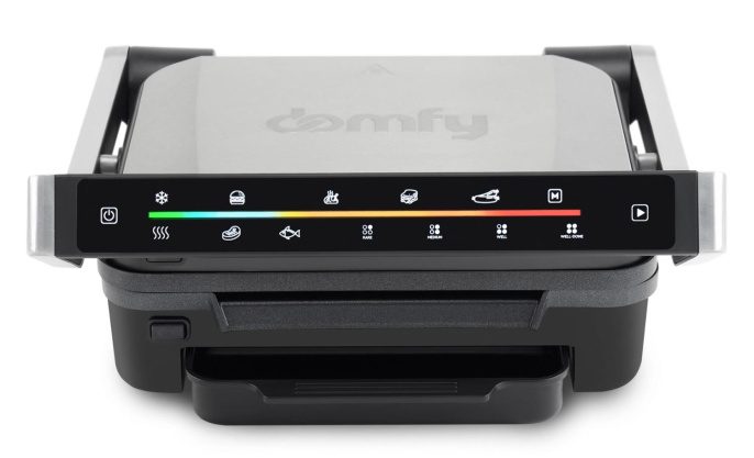Электрогриль DOMFY Metal, DSM-EG703 серебристый