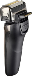 Бритва сетчатая Polaris PMF 1013RC реж.эл.:3 питан.:элек.сеть/аккум. черный/серебристый