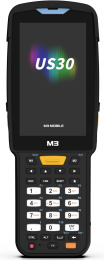 Терминал сбора данных Android 13.0 GMS, WVGA, Wi-Fi 6, SE4770 2D Imager Scanner Straight Shooter/0° Scan , 16MP Rear Camera, BT5.3, NFC HF , 4G/64G, 30 Keypad , 6700mAh Battery, Hand Strap, Bullet Proof Film US300D-T2CWRE-HF
