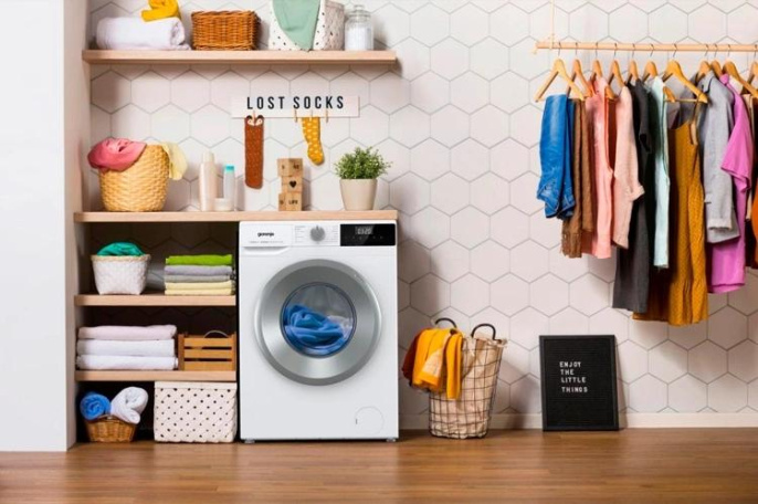 Стиральная машина Gorenje W2NHPI72SCS, с фронтальной загрузкой, 7кг, 1200об/мин, с паром, инверторная