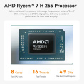 Мини-компьютер BEELINK Ryzen 7 H255 BL/SER9/255/32G/1TB/ Space Gray