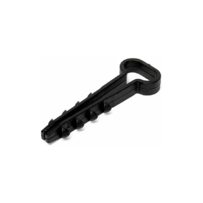 PROconnect 07-4621-9 Дюбель-хомут 5-10мм, прямоугольный, черный 10 шт/уп