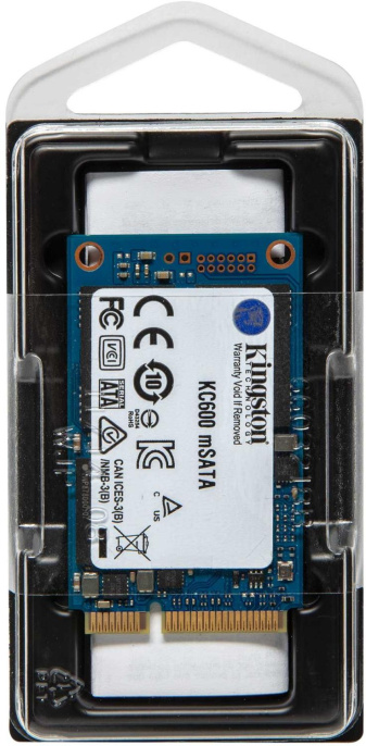 SSD накопитель Kingston KC600 SKC600MS/512G 512ГБ, mSATA, mSATA, mSATA