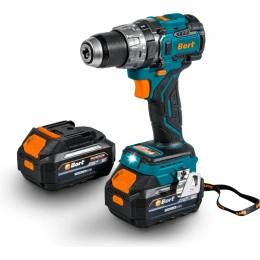 Аккумуляторная ударная дрель-шуруповерт BORT BAB-21U (2x4А.ч) 93414837