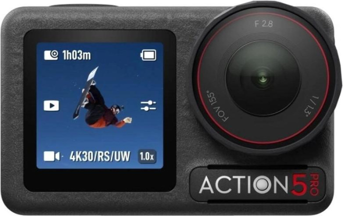 Экшн-камера Dji Osmo Action 5 Pro Standard Combo 1xCMOS 12Mpix черный/черный