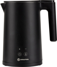 Электрический чайник с терморегулятором EVOLUTION KP17222 LED Black