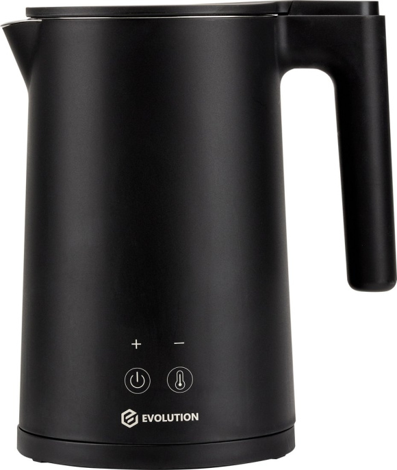 Электрический чайник с терморегулятором EVOLUTION KP17222 LED Black