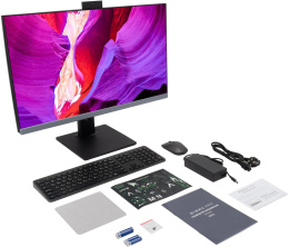 Моноблок Digma Pro Unity 27" Full HD i5 1235U (1.3) 16Gb SSD512Gb Iris Xe CR Windows 11 Pro GbitEth WiFi BT 90W клавиатура мышь Cam серый/черный 1920x1080