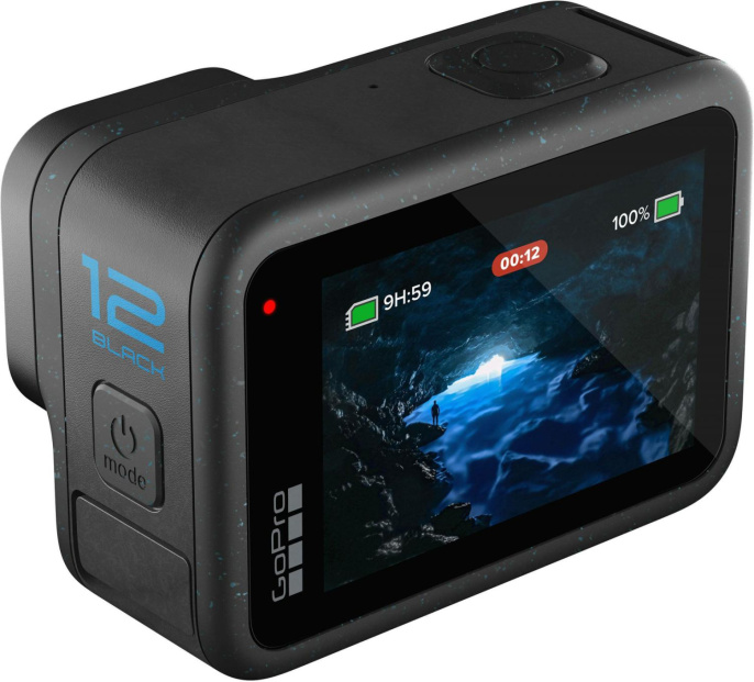 Экшн-камера GoPro HERO12 Hero12 5.3K, WiFi, черный [chdhx-121-rw]