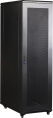 Шкаф серверный Lanmaster TWT-CBB-32U-6X10-G1 напольный 32U 600x1000мм пер.дв.стекл задн.дв.двуст. 2 бок.пан. 800кг черный