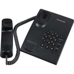 Проводной телефон Panasonic KX-TS2350RUB, черный