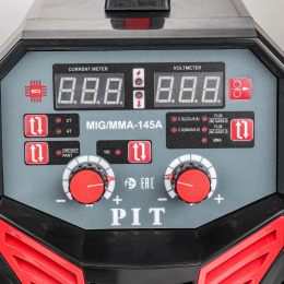 Сварочный полуавтомат P.I.T. PMIG145-C2 ММА 4кВт кейс в компл.
