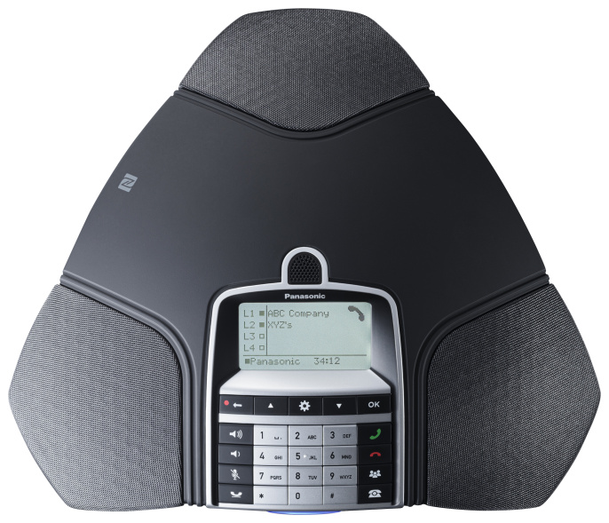 SIP телефон Panasonic KX-HDV800RU для конференций с микрофоном