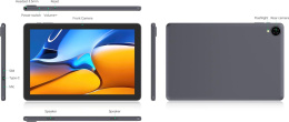 10.1" Планшет Digma Z10 3/32 GB SC9863A 4G, 1280 x 800, Android 15 Go, серый [da6b0p01]