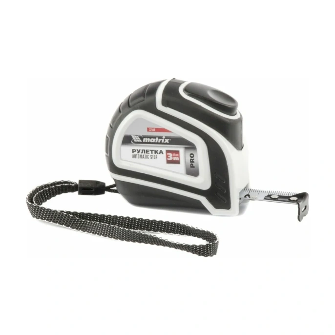 Рулетка MATRIX Autostop 3 м х 16 мм 32550