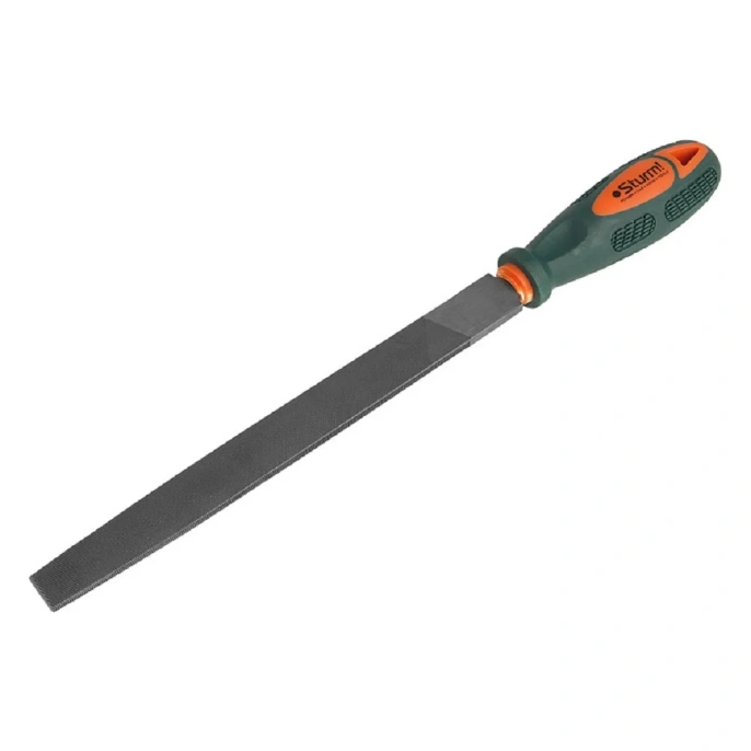 Плоский напильник Sturm 200 мм ручки из мягкого пластика 1050-01-F200