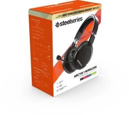 Гарнитура игровая SteelSeries Arctis 1, для компьютера и игровых консолей, мониторные, радио, черный [61512]