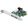 Контроллер Orient VA-3U2219PE OEM PCI-Ex1 USB3.0 2 port-ext 19 pin port-int
