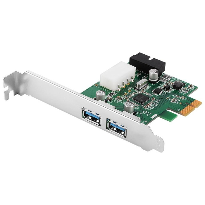 Контроллер Orient VA-3U2219PE OEM PCI-Ex1 USB3.0 2 port-ext 19 pin port-int