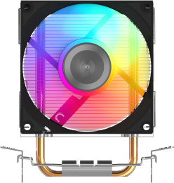 Кулер SAMA X20 (X20-XXWNYXOX-G) (Intel LGA115X/1200/1700, AMD AM4/AM5, крепление на винтах, 2 тепловые трубки (6мм), размер вентилятора: 92x92x25мм, гидродинамический подшипник, 2700об/мин, 51.1CFM, 34.3dB(A), TDP 120W, 93x67x128мм)