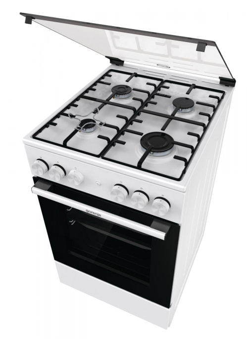 Плита Газовая Gorenje GGI5A21WH белый стеклянная крышка реш.сталь