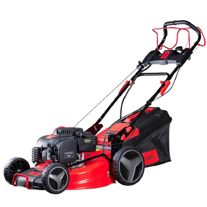 FUBAG Газонокосилка бенз. с электростартером рег. скорости вертикальное хранения FPL 53 SMVF ES 2,8 л.с, 4 тактный самоходна, ш. скаш 53 см, в. скаш 32-71мм, Мульчирование да, сборника 65л [46290]