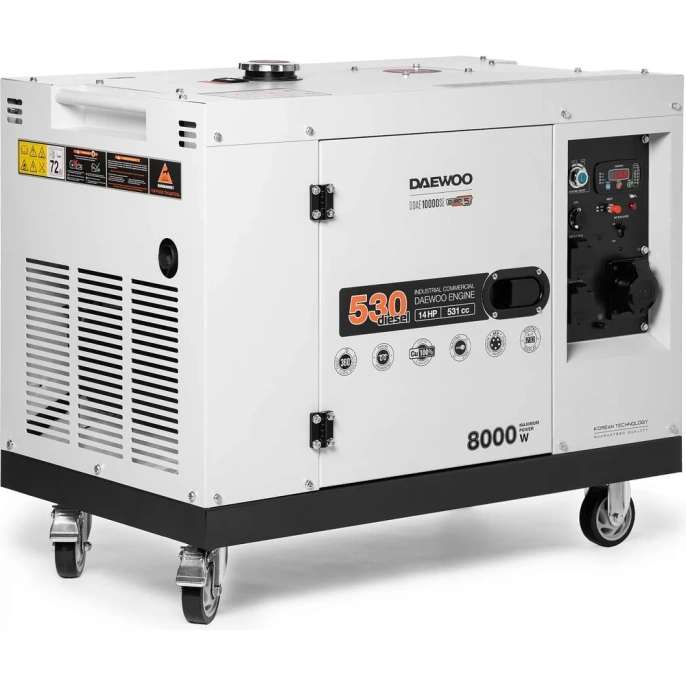Дизельный генератор с возможностью подключения ATS Daewoo DDAE 10000SE