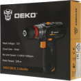 Дрель-шуруповерт DEKO GCD12DU3, 1.5Ач, с одним аккумулятором [063-4114]