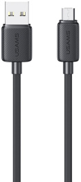 Кабель Usams US-SJ690 micro Striped Data Cable-KY Series 1m Черный SJ690USB01