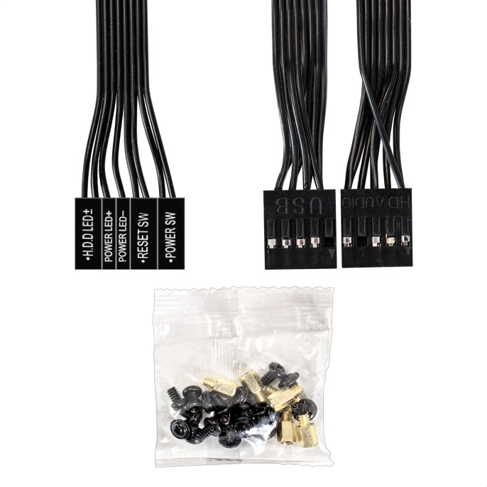 Корпус Minitower ExeGate BAA-403 (mATX, без БП, 2*USB, HD Audio, черный) EX298159RUS