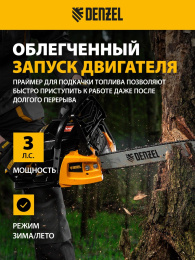 Бензопила DENZEL DGS-4516 [95230]