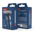 Rexant 16-0246 Автомобильное зарядное устройство с двумя портами USB-A QC 3.0 + USB-C PD со световой индикацией, 51Вт, черное