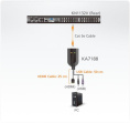 КВМ адаптер ATEN USB HDMI Virtual Media KVM Adapter Cable Support Smart Card Reader and Audio De-Embedder KA7188-AX