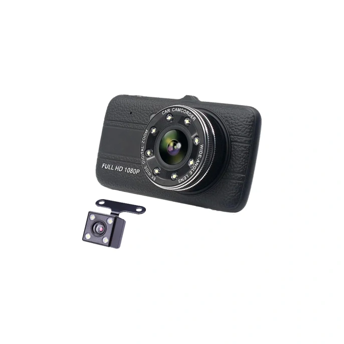 Видеорегистратор Вымпел H-28 2 камеры, FHD 1080p, экран 3.9”, G-сенсор 6080