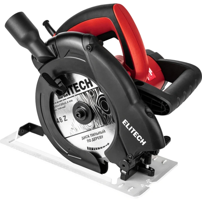 Пила дисковая Elitech ПД 1666 1600Вт, 190мм, рез 65мм 204508
