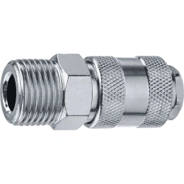 Переходник ЗУБР Профессионал 1/2"M - рапид муфта 64911-1/2